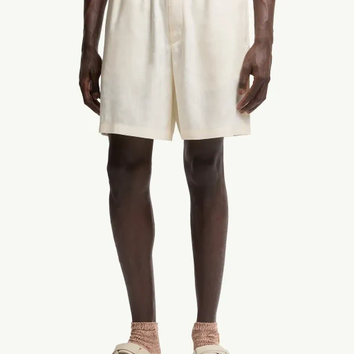 Moncler X Gilga Farm By Donald Glover Linen Blend Shorts