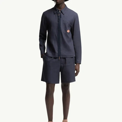 Moncler X Gilga Farm By Donald Glover Linen Blend Shirt