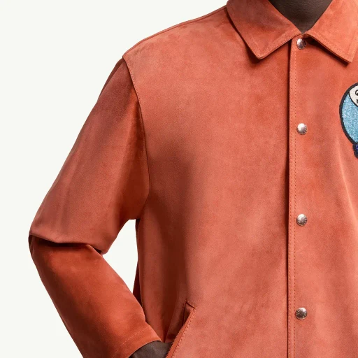 Moncler X Gilga Farm By Donald Glover Navel Suede Shirt Jacket