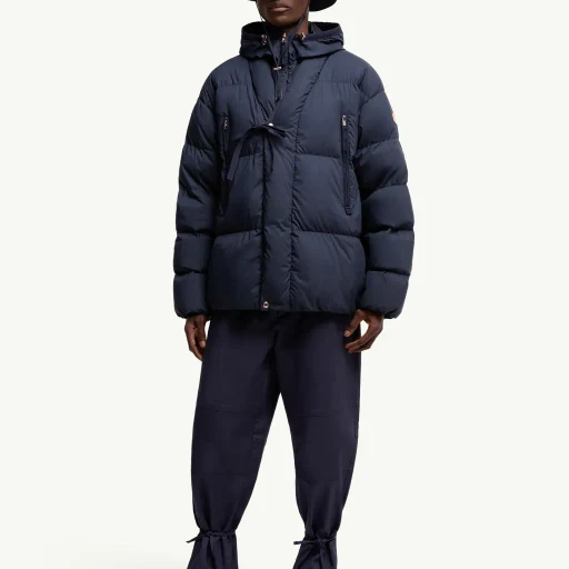 Moncler X Gilga Farm By Donald Glover Tangelo Short Down Jacket