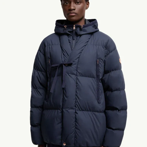 Moncler X Gilga Farm By Donald Glover Tangelo Short Down Jacket