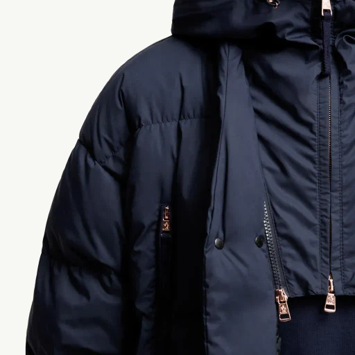Moncler X Gilga Farm By Donald Glover Tangelo Short Down Jacket