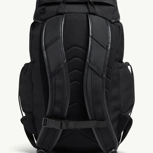 Tech Suede-Trimmed Water-Repellent Backpack