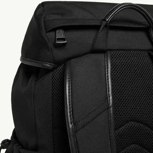 Tech Suede-Trimmed Water-Repellent Backpack