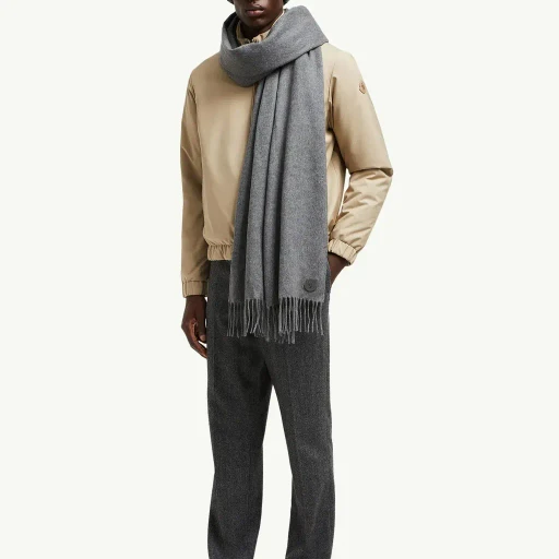 Fringed Cashmere Scarf