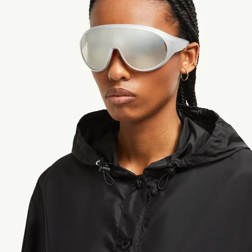 Contrast Oval Sunglasses