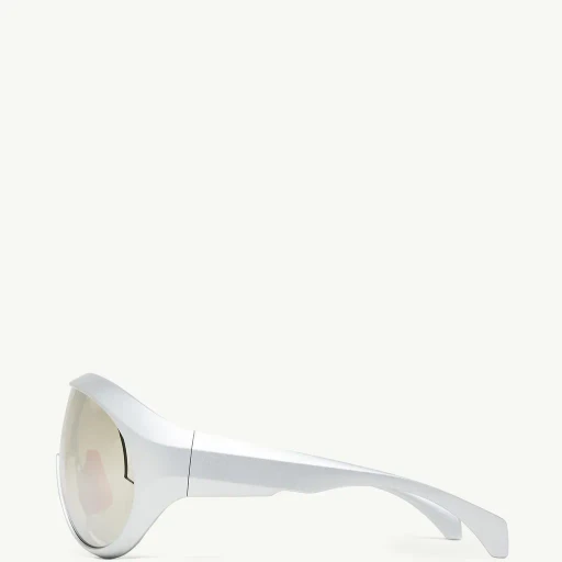 Contrast Oval Sunglasses