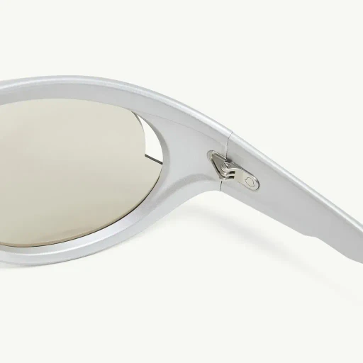 Contrast Oval Sunglasses
