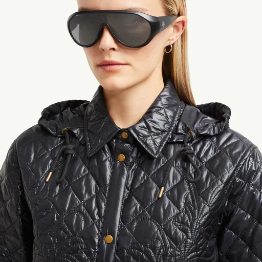 Contrast Oval Sunglasses
