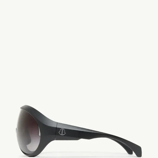 Moncler + Rick Owens Contrast Oval Sunglasses