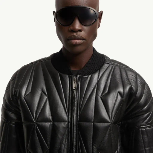 Moncler + Rick Owens Contrast Oval Sunglasses