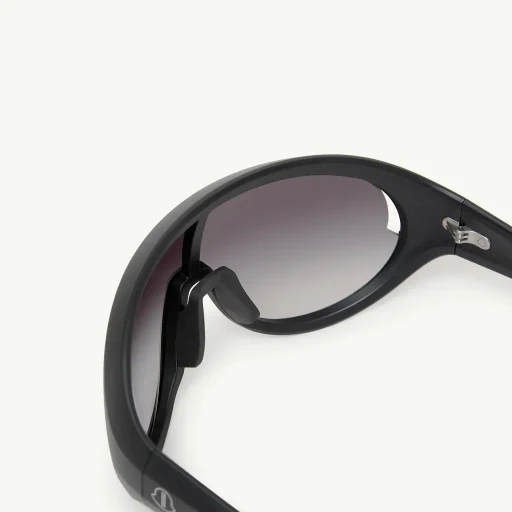 Moncler + Rick Owens Contrast Oval Sunglasses