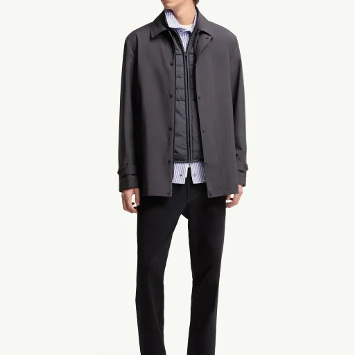 Brecon Mid-Length 3-In-1 Down Shirt Jacket