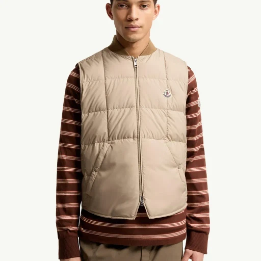 Elberton Square-Quilted Down Gilet