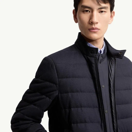 Luray Cashmere Blend Short Down Jacket