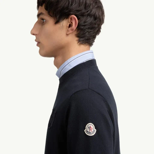 Embroidered Monogram Cotton Jumper