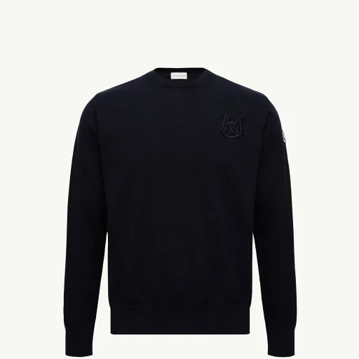 Embroidered Monogram Cotton Jumper