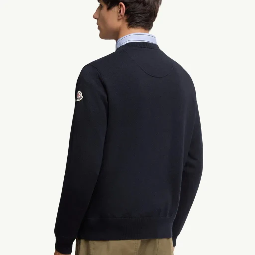 Embroidered Monogram Cotton Jumper
