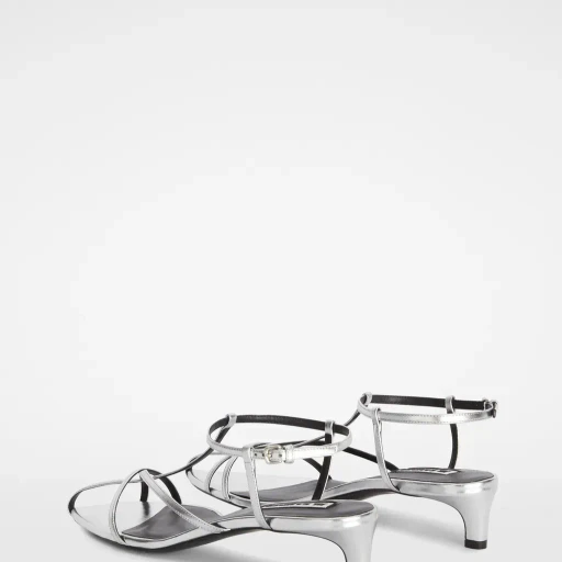 Cage Low-Heel Sandal