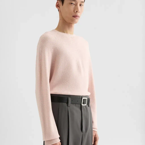 Cashmere Blend Crew-Neck Sweater