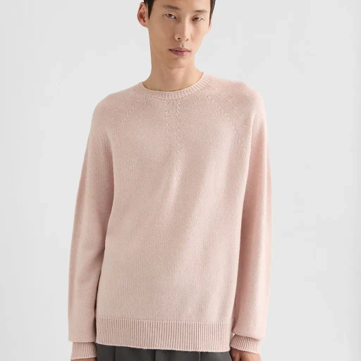 Cashmere Blend Crew-Neck Sweater