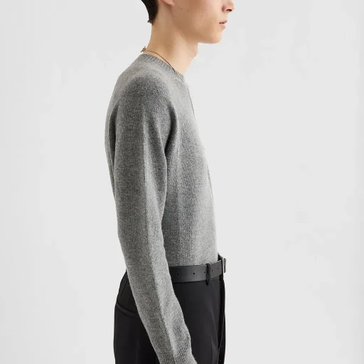 Cashmere Blend Crew-Neck Sweater