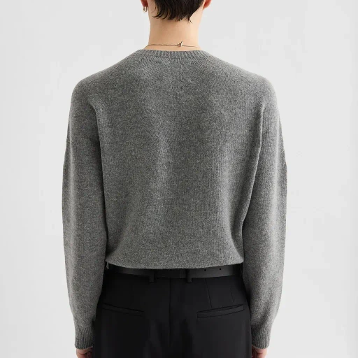 Cashmere Blend Crew-Neck Sweater