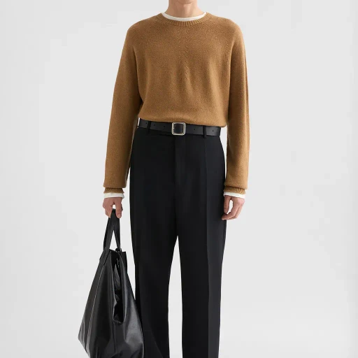 Cashmere Blend Crew-Neck Sweater