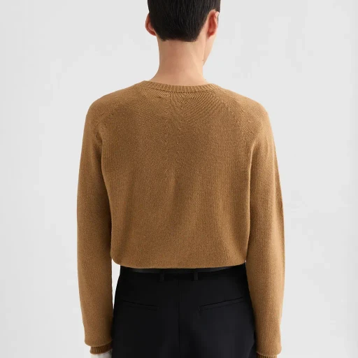 Cashmere Blend Crew-Neck Sweater