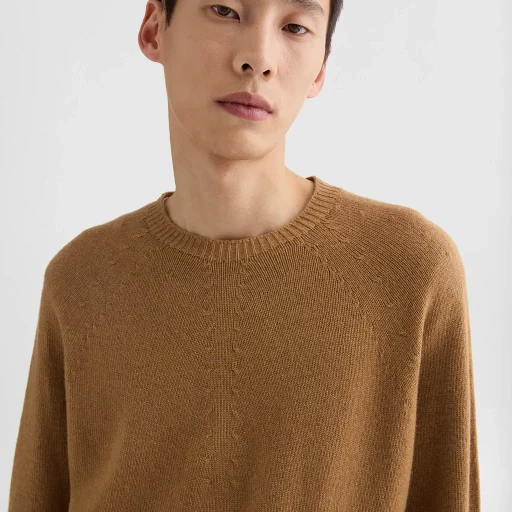 Cashmere Blend Crew-Neck Sweater