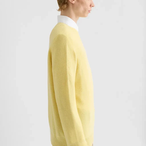 Cashmere Blend Crew-Neck Sweater