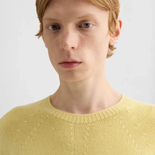 Cashmere Blend Crew-Neck Sweater