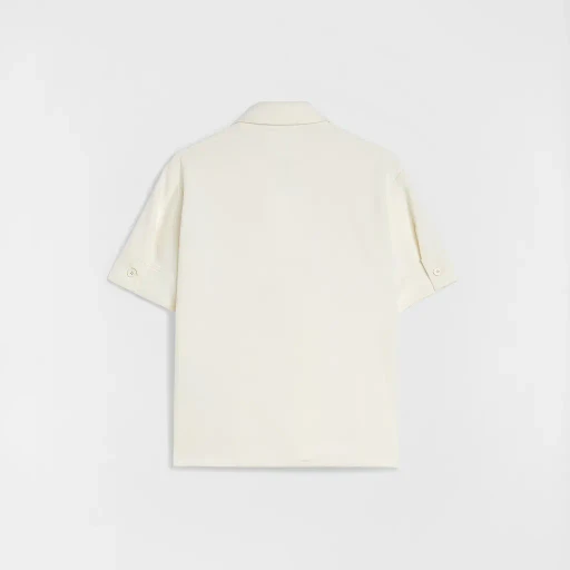 Cotton Blend Polo T-Shirt