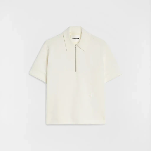 Cotton Blend Polo T-Shirt