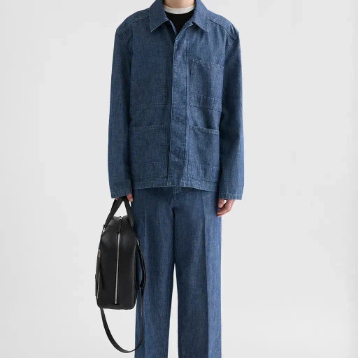 Cotton Chambray Blouson
