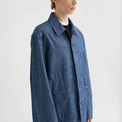 Cotton Chambray Blouson