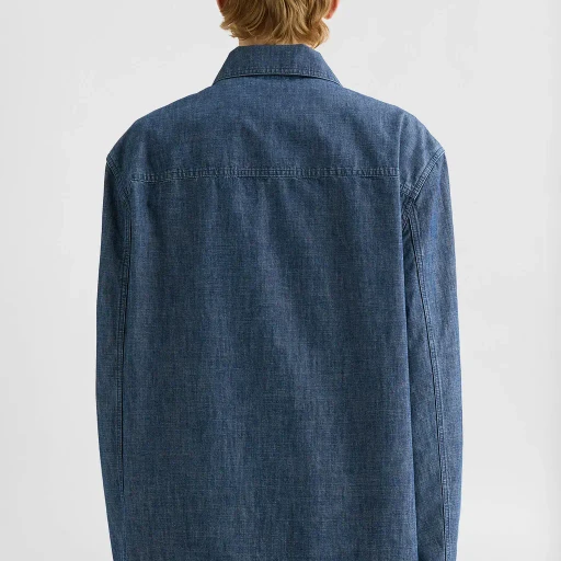 Cotton Chambray Blouson