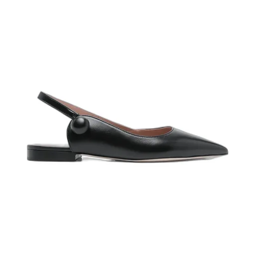 Leather Slingback Pumps