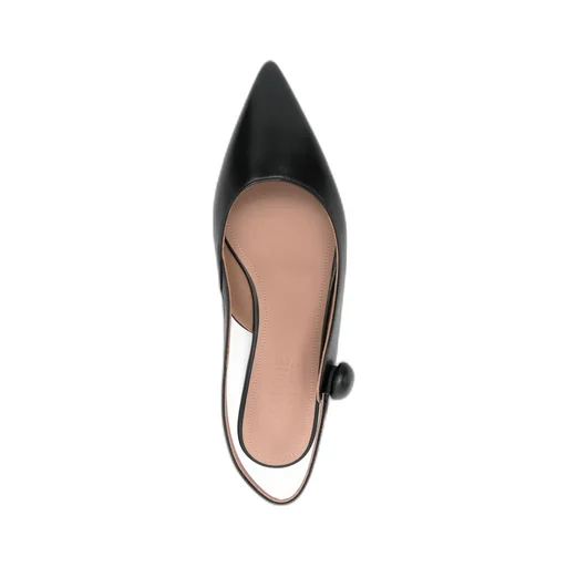 Leather Slingback Pumps