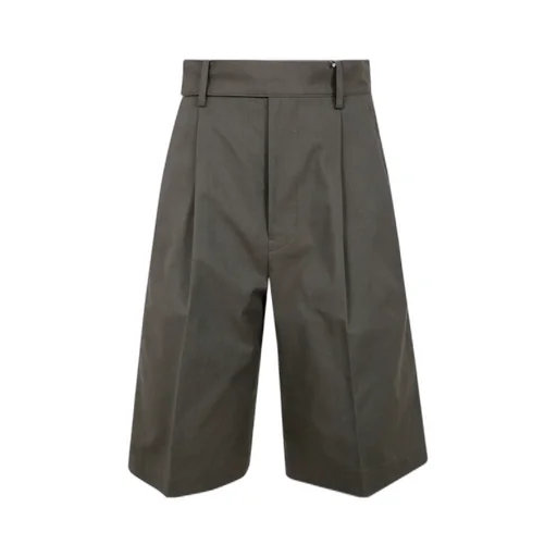 Yohji Yamamoto Pleat Detailed Shorts