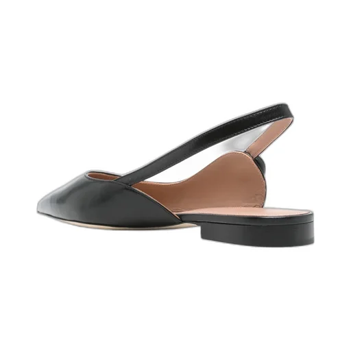 Leather Slingback Pumps