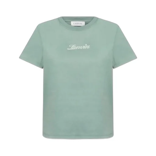 Lanvin Logo Embroidered Crewneck T-Shirt
