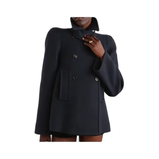 Double-Breasted Cropped Jacket