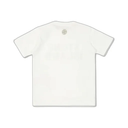 Stone Island Junior Logo Printed Crewneck T-Shirt