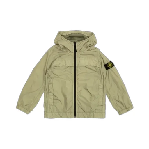 Stone Island Junior Compass Patch Hooded Jacket