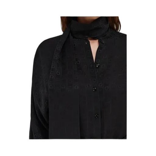 Ferragamo Sash Collar Blouse