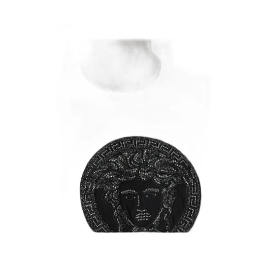 Versace Logo-Embellished Crewneck T-Shirt