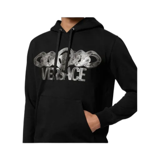 Versace Medusa On Chain Drawstring Hoodie
