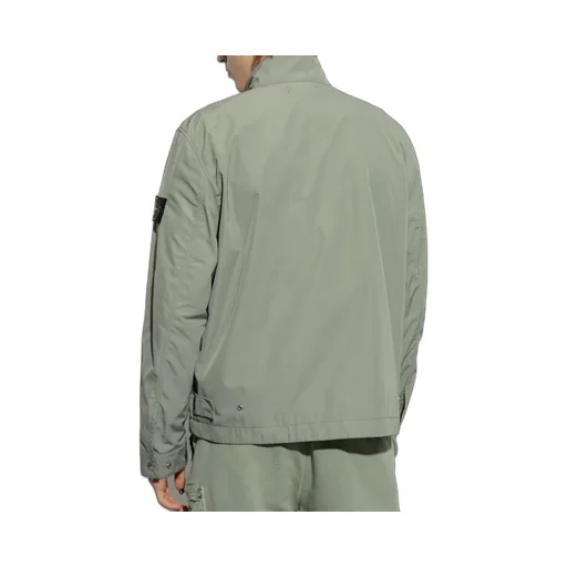Stone Island Logo-Patch Zipped Jacket