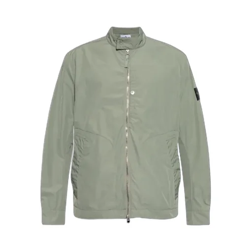 Stone Island Logo-Patch Zipped Jacket